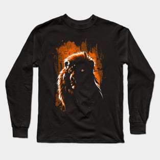 Stain Lion Long Sleeve T-Shirt